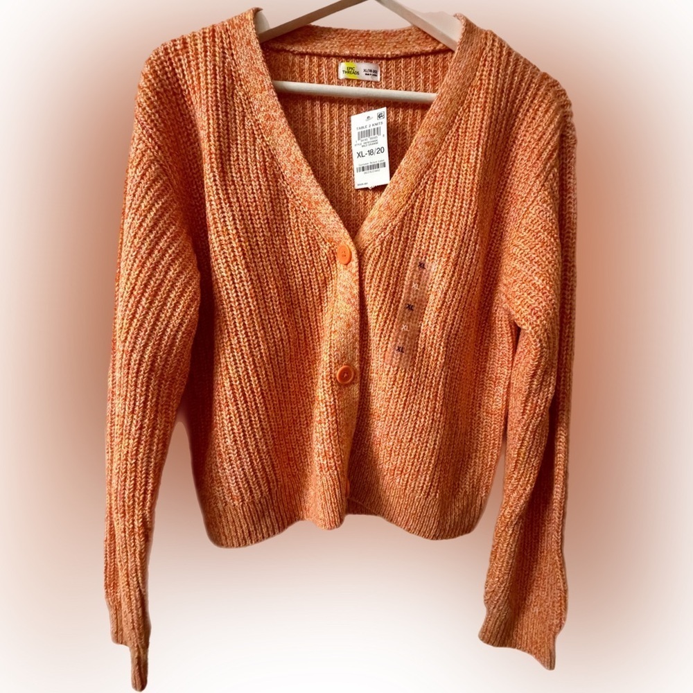 Epic Threads Orange Big girls Cardigan